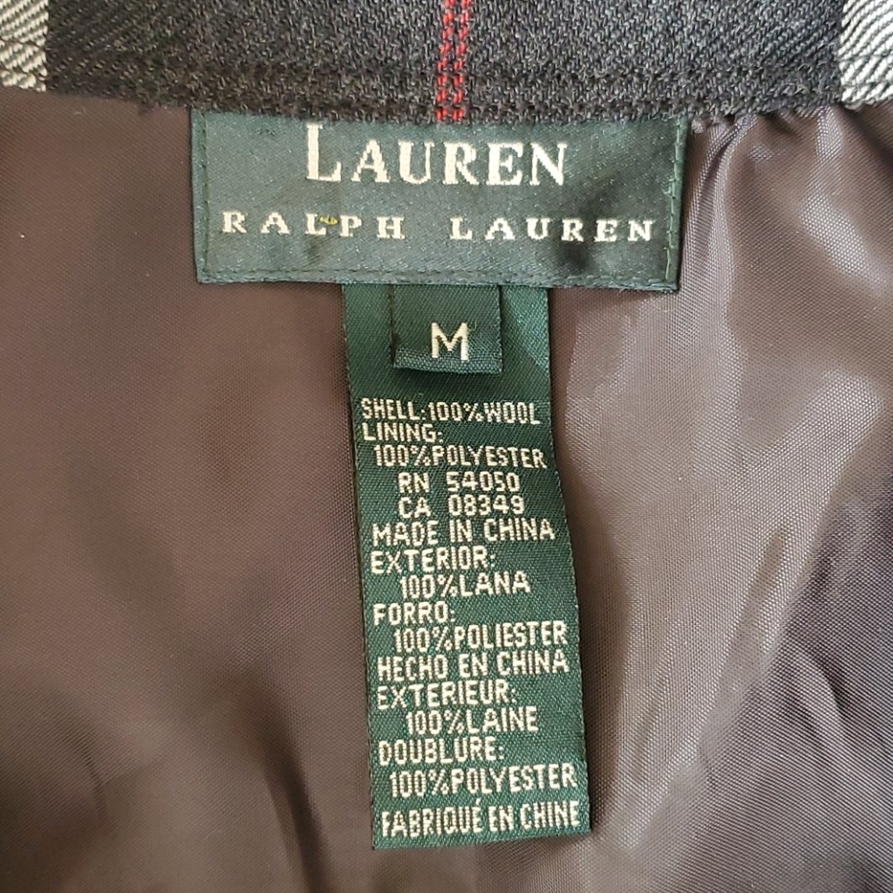 Lauren wool Plaid Zip Jacket - Picture 9 of 9